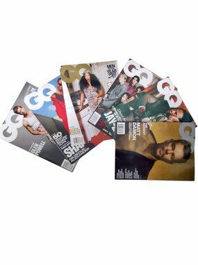 GQ Magazine 6 Issue Bundle 2025/2026 BTS, JayZ, Matt Damon, Glen Powell